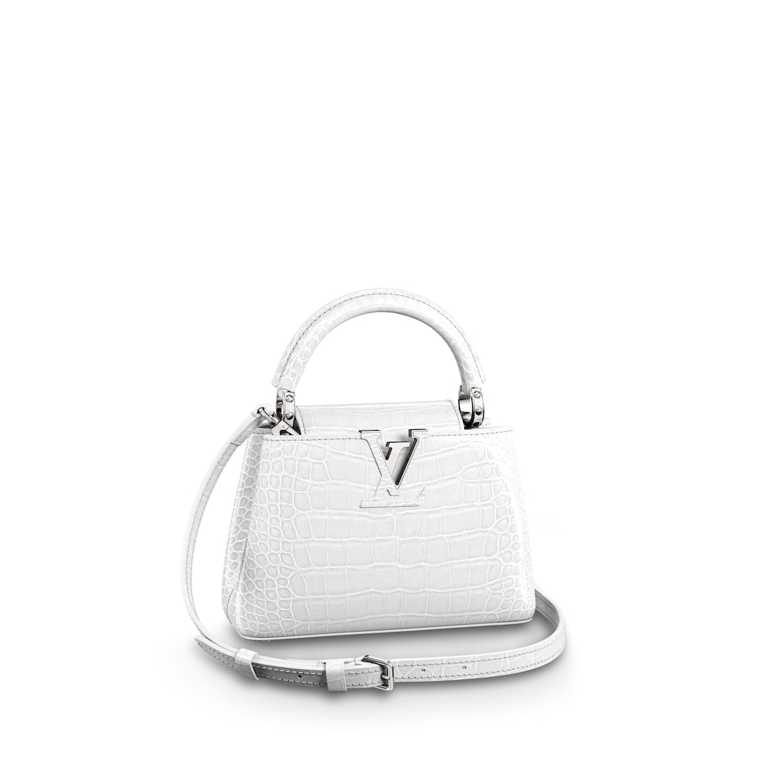 Lv discount capucines white